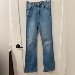 Zara Light Blue Flare Jeans